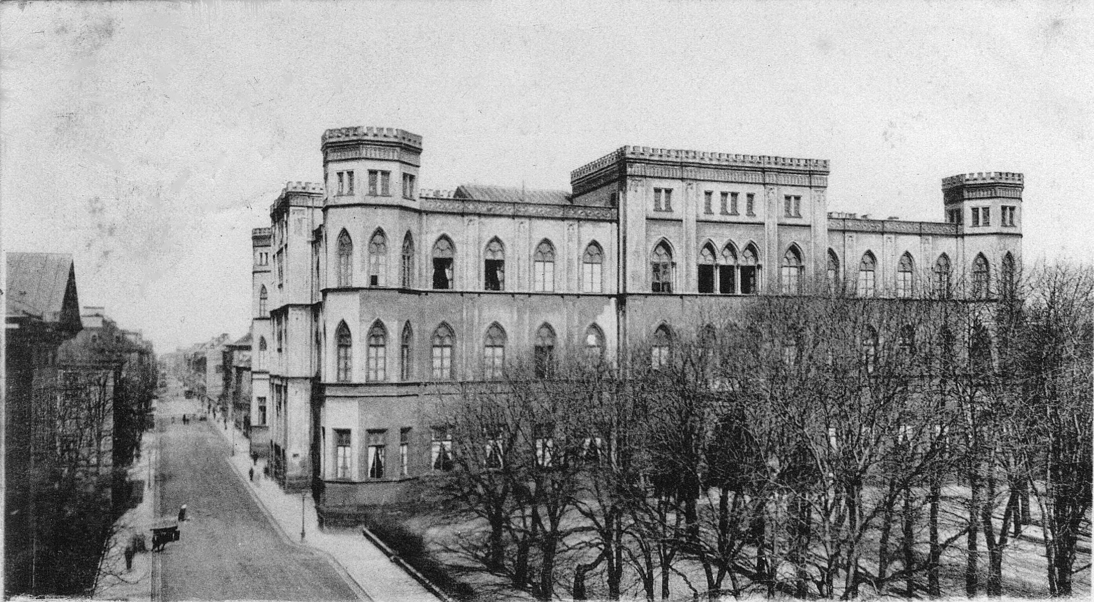 München Wittelsbacher-Palais, Schaltzentrale der Geheimen Staatspolizei München 1943, Postkarte gelaufen 29.3.1900, Privatbesitz