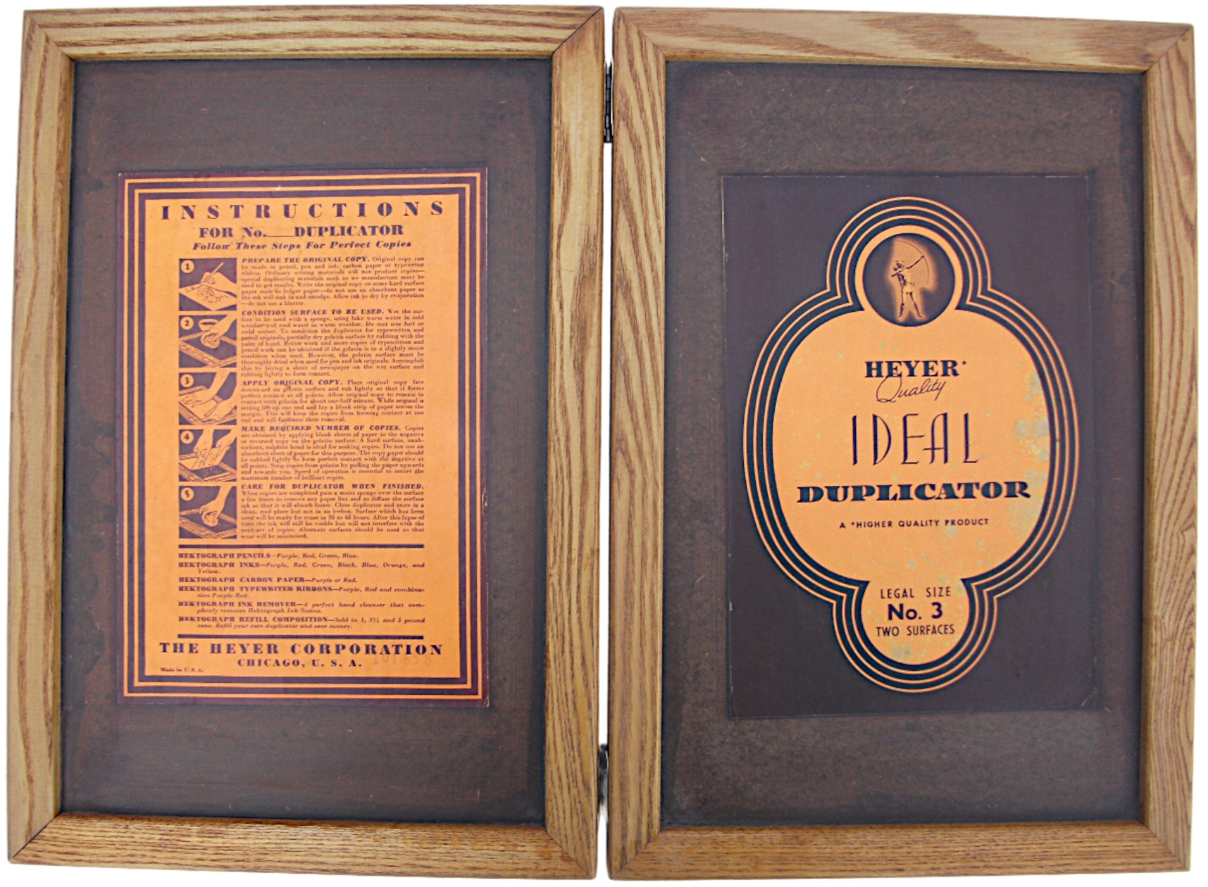 Hektograph Aussenseite