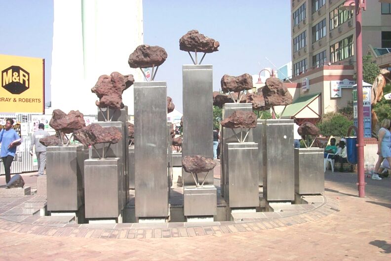 Windhoek/Gibeon Meteorite Fountain