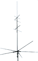 Antena Vertical con Radiales