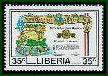 LIBERIA - 23 Nov.1987 - 25 aniversario LRAA - (Yvert et Tellier:  - Scott: 1061 - Minkus:  - Michel: 1374 - Gibbons: 1650)