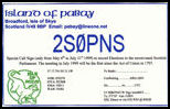 PABAY Isl- Qsl 2S0PNS - 2 Mayo 2000