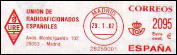 ESPAA - FRANQUEO MECANICO U.R.E - 2002