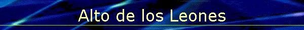 Alto de los Leones