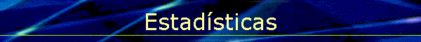 Estad�sticas