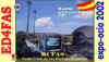 EXPO OCIO 2002  TARJETA QSL