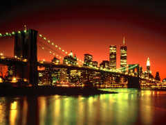 Skyline de la ciutat de Nova York abans de l' 11-S