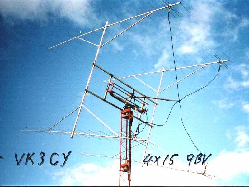 VK3CY's Moonbounce Antenna Array