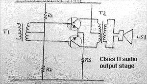 Class B amplifier