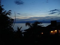  Lake Kivu at sunset. Goma, Eastern DRC.
