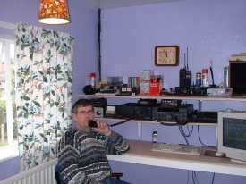 Fred In His Radio Shack...