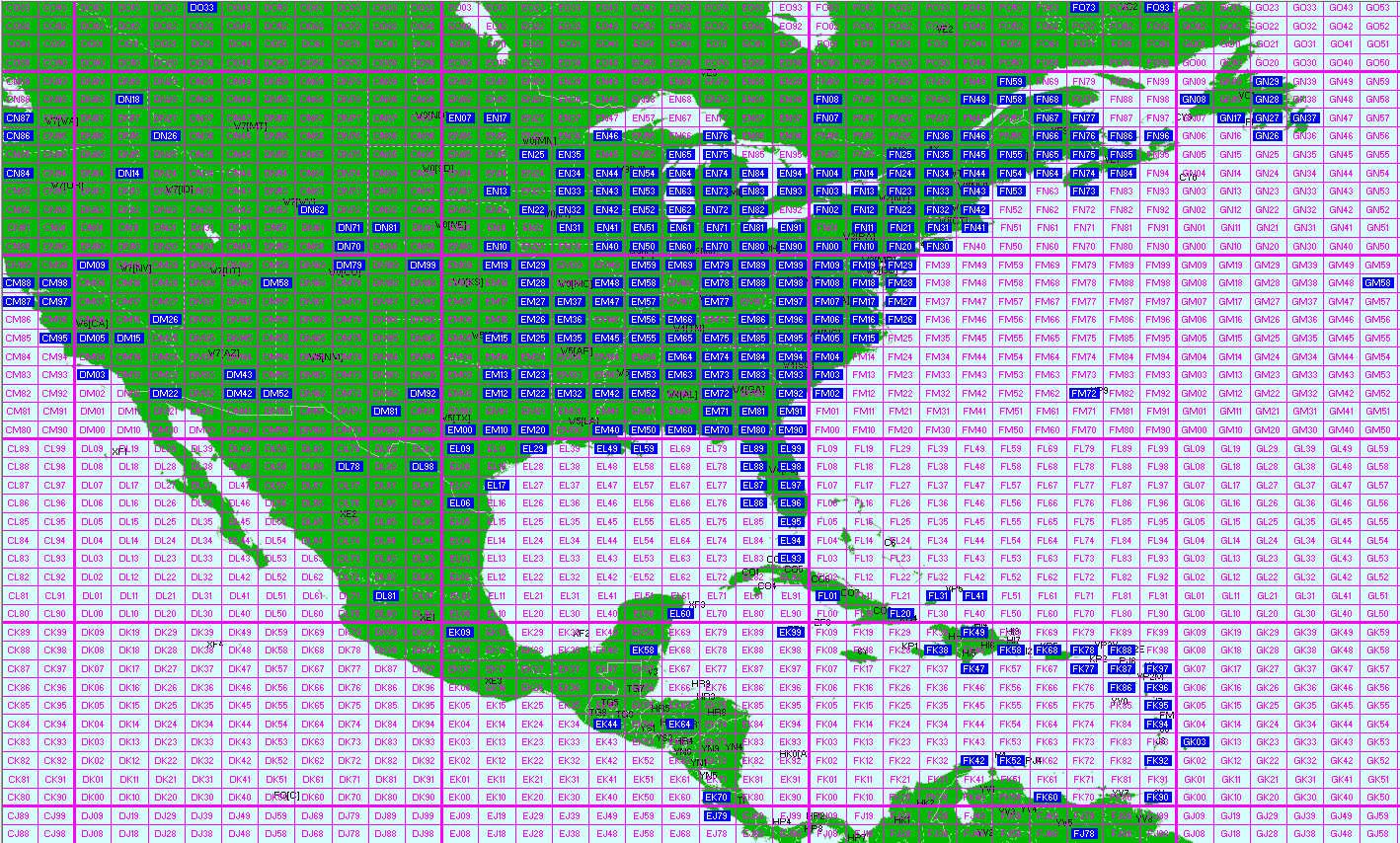 G0HVQ 6m US squares