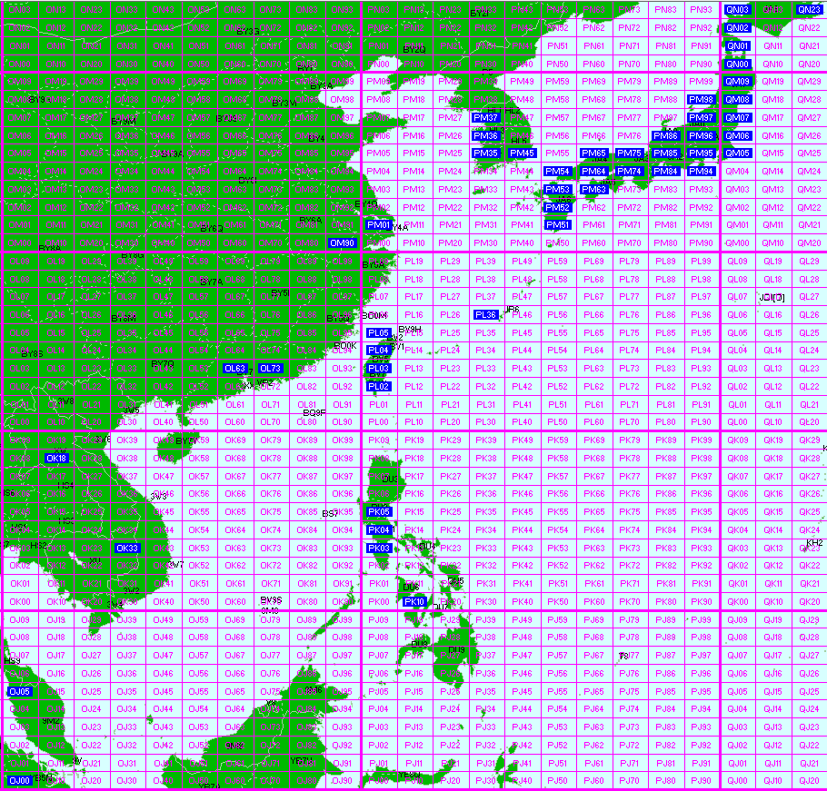 G0HVQ 6m Asia squares