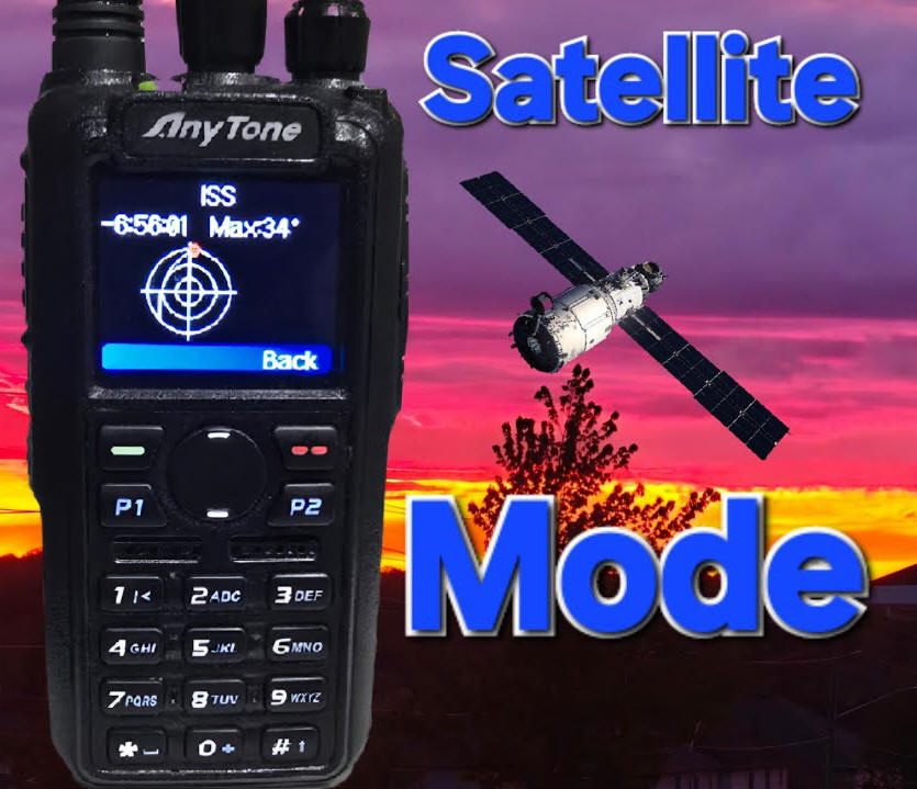 Anytone 878 Auto satellite mode wow!
