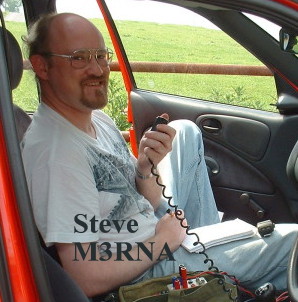Steve operating mobile on 4m in 2003