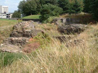 Remains of Bristol Castle