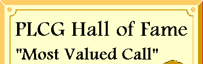 PLCG Hall of Fame - Best of the Best