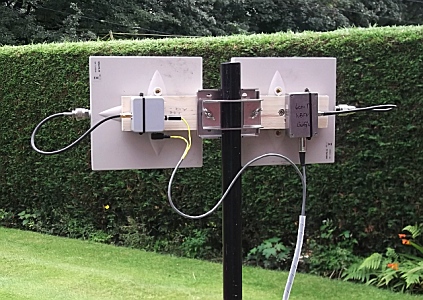 Separate TX & RX antennas