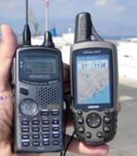 TH-D7 and GPS
