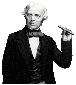 Faraday, Michael (1791-1867), British physicist and chemist who made major advances in the study of magnetism, electricity, and the chemical effect of a current.