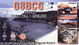 G8BCG/P QSL Card