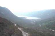 First sight of Loch Muick after the Dubh Loch