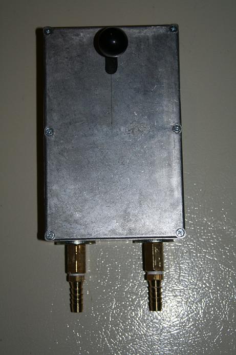 Pneumatic tower control valve; Cover installed.