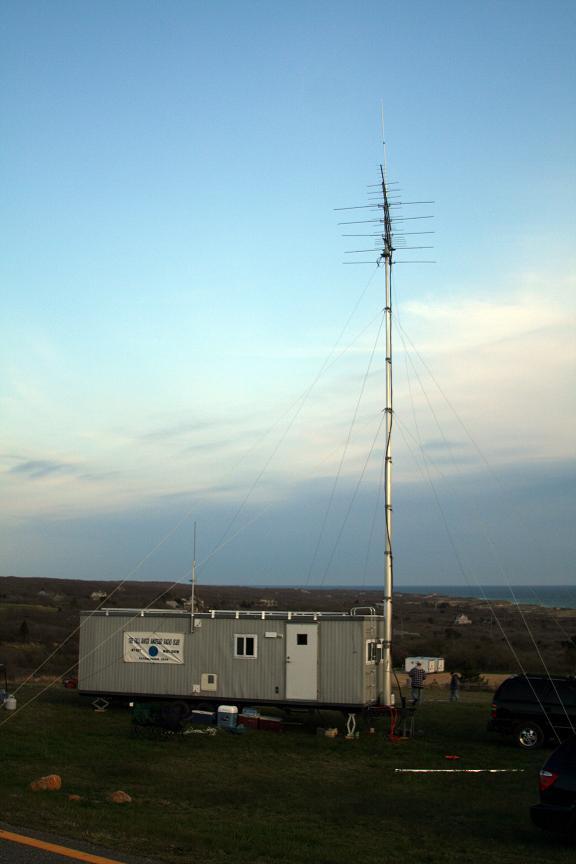 HAMCOW set up at Gay Head
