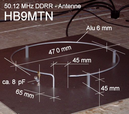 Ddrr antenna for 6M
