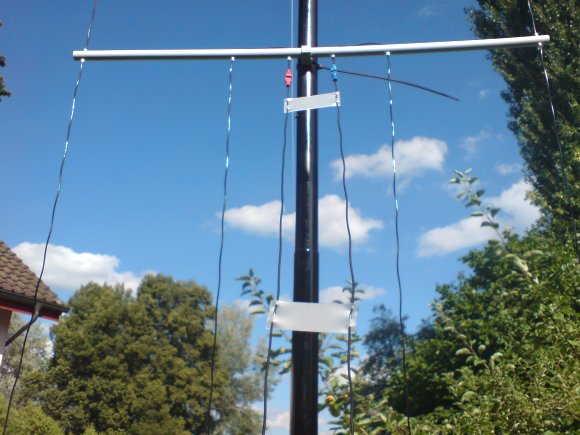 Vertical wire antenna for 160m - 10m