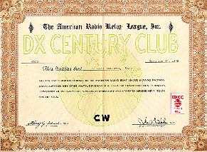 HONOR ROLL DXCC CW