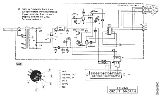 Yaesu FT1000 - D rs232 homemade interface