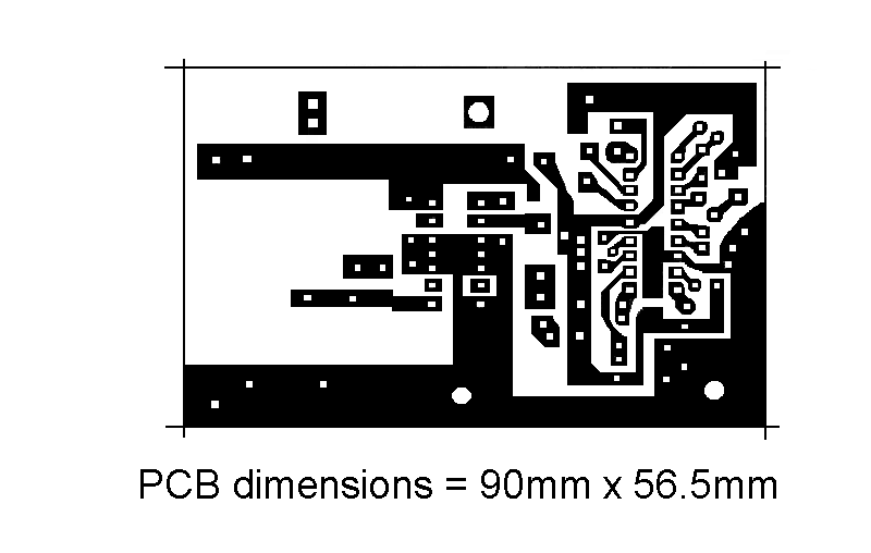 opera di pcb per TDA7000+ML380 30MHz ampere di IF/AF