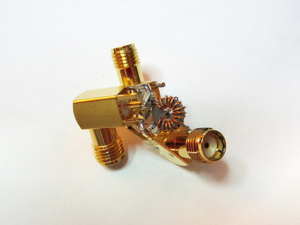 6 dB hybrid coupler with FT-23-43 core 6 dB hybrid coupler with FT-23-43 core