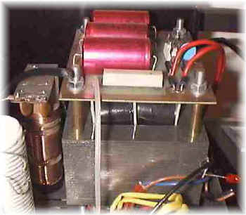 vista alimentatore HT + trasformatore di lato