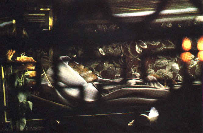 Il Corpo della Santa racchiuso nell'urna
