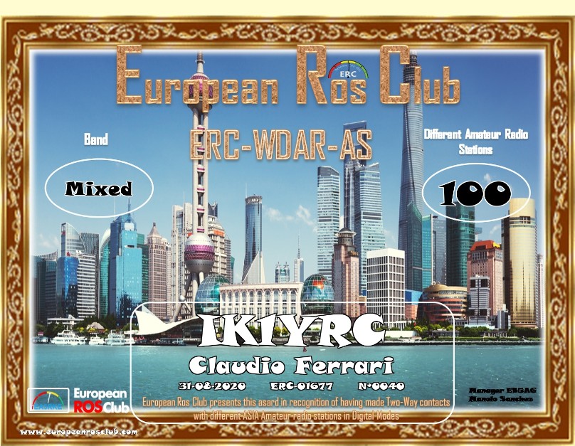 AWARD DIGITALE ROS CLUB
