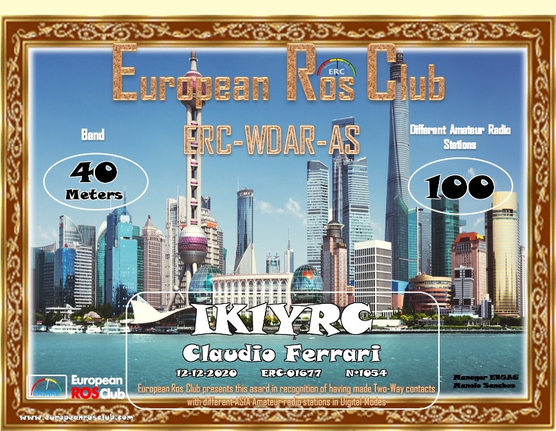 AWARD DIGITALE ROS CLUB