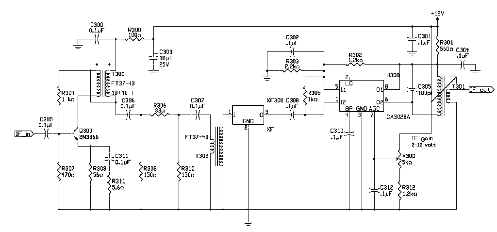 IF circuit diagram