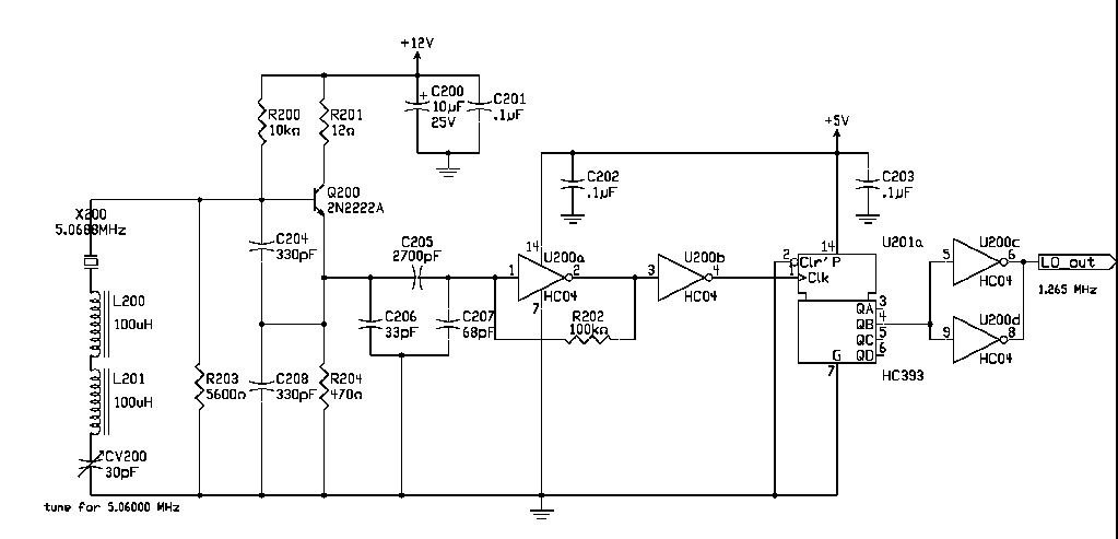 local oscillator circuit diagram