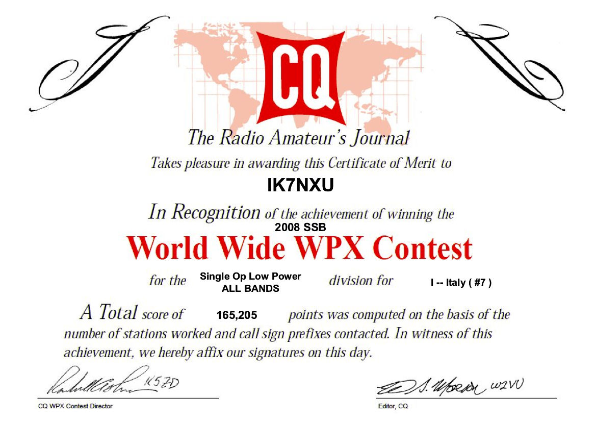 CQ WPX SSB 2008
