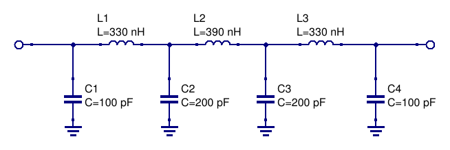 Hermes-Lite output filter schematic