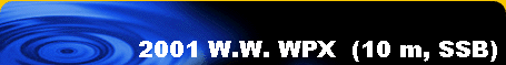 2001 W.W. WPX  (10 m, SSB)