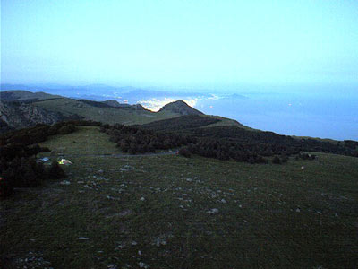 View of my Position from Miunt Beigua WebCam