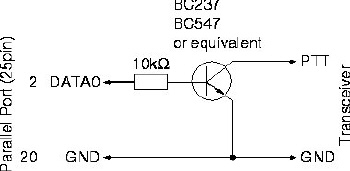 parallel port PTT circuit