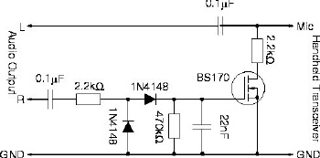 Vox PTT circuit