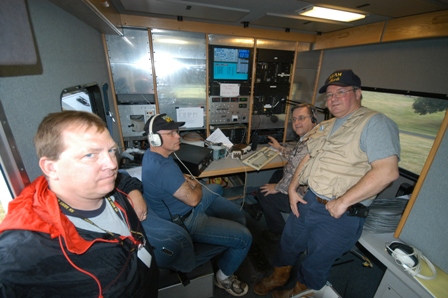 The truck holds lots of ops