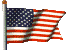 US FLAG WAVING IN THE AIR  ANAMATED