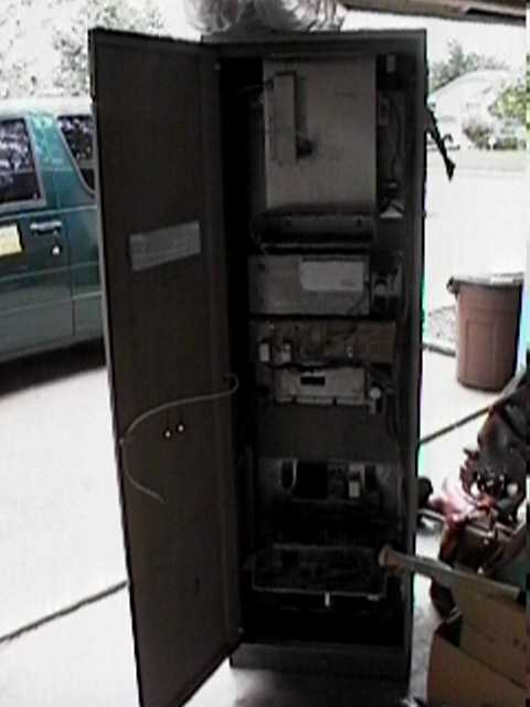 Back of cabinet