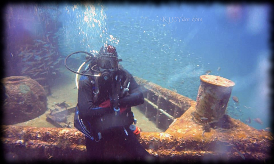 Scuba diving the John Francisconni tugs out of Morehead City NC